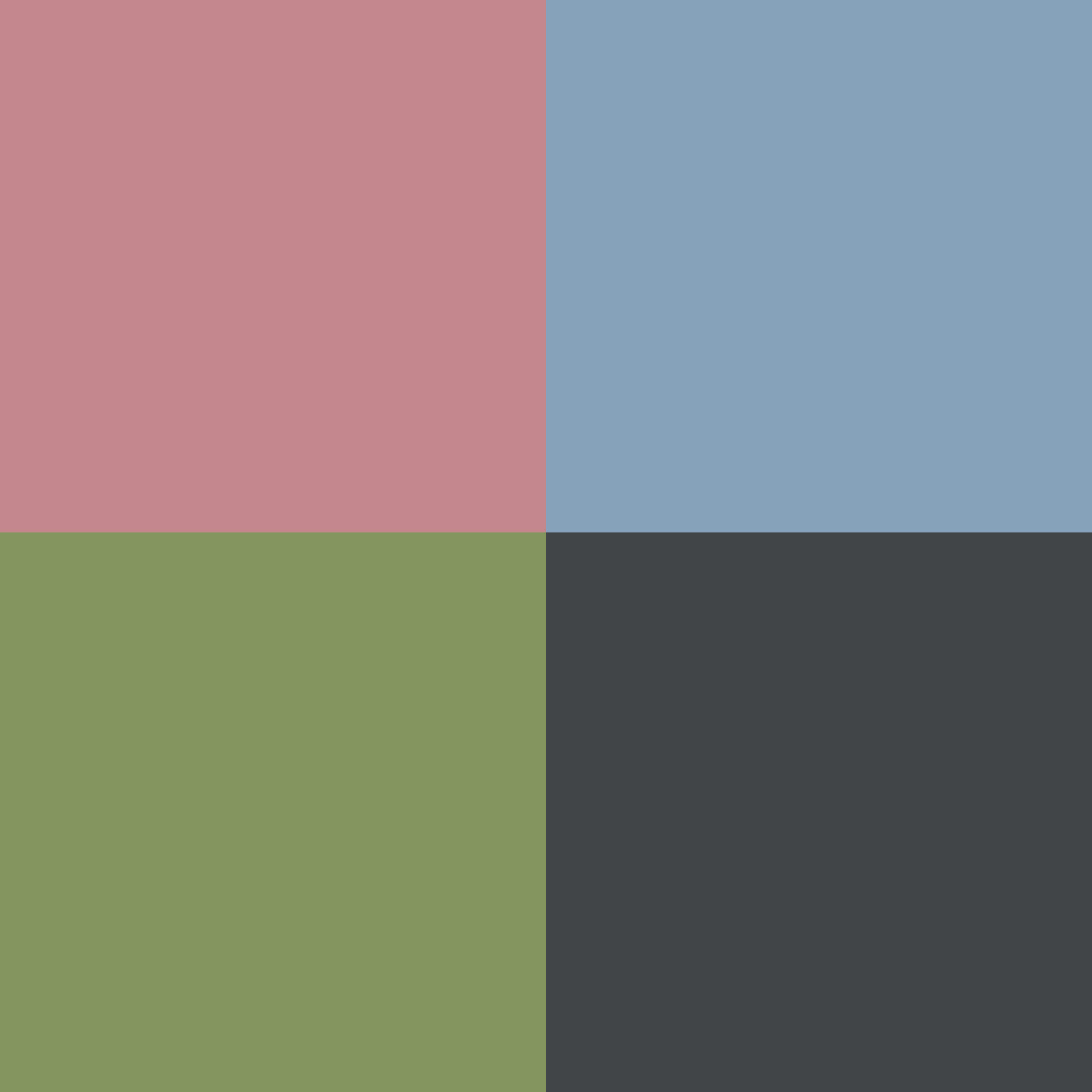 Farben des PAIDI Kinderschreibtischstuhls Jooki: Rosa, Hellblau, Grün und Dunkelgrau.